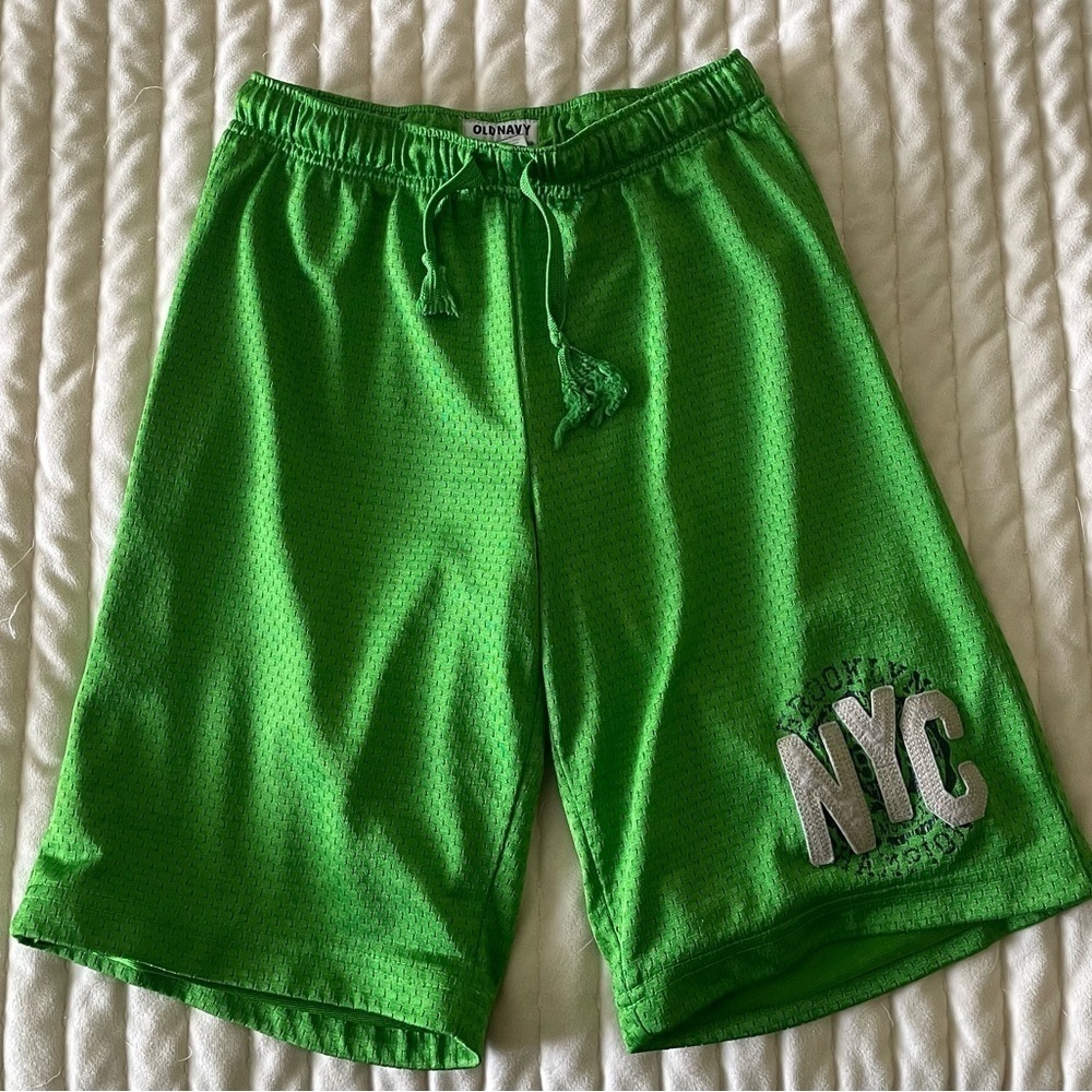 Green Boys Old Navy Shorts LG